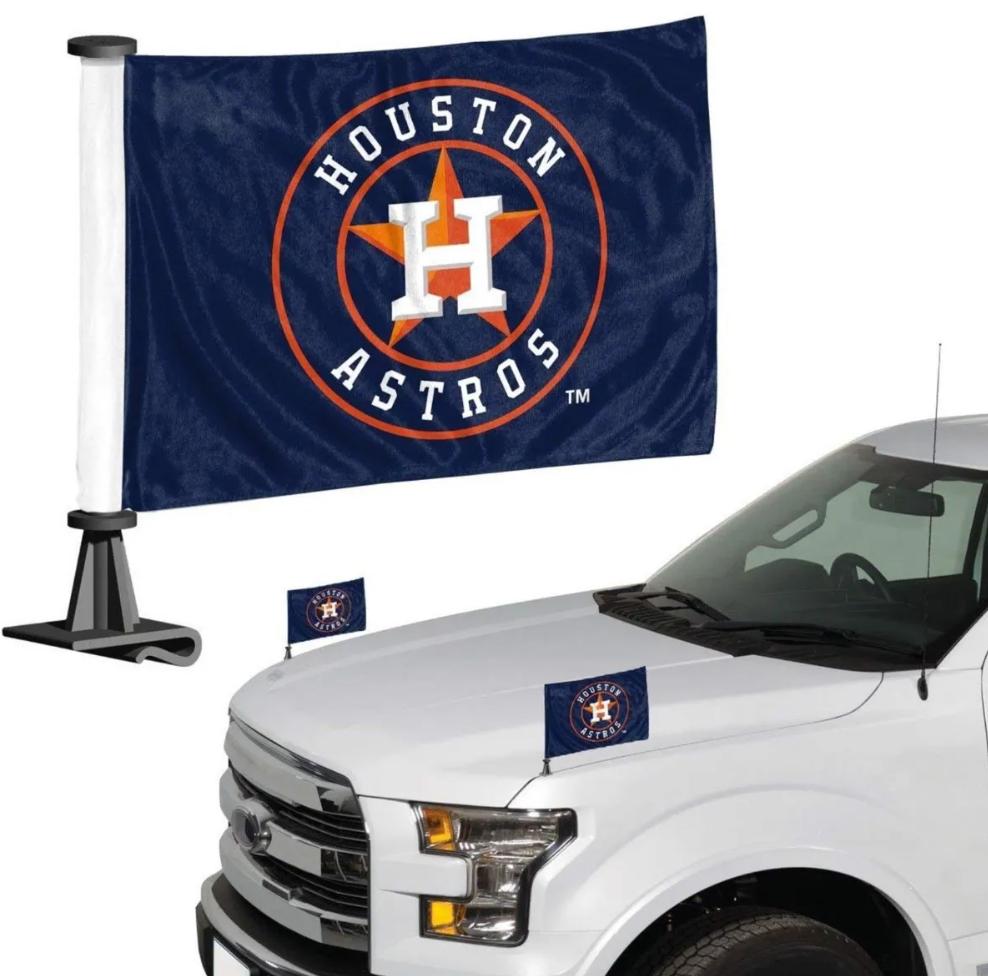 Astros Car Flag